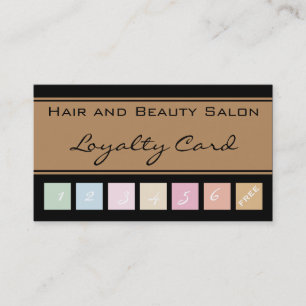Haar und Schönheits-Salon-Loyalitäts-Karte Treuekarte