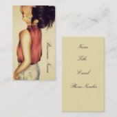 Haar Visitenkarte (Vorne/Hinten)