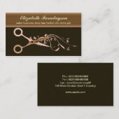 Haar-Visitenkarte Visitenkarte (Vorne/Hinten)