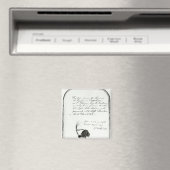 Haar vom Kaiser Napoleon abgeschnitten Magnet (In Situ (Geschirrspüler))