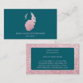 Haarausdehnungsgrün Visitenkarte (Vorne/Hinten)