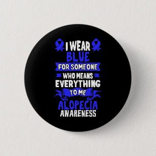 Haarausfall Bewusstsein - Alopezie Areata Button