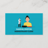 Haarausfall, Dermatologe, Klinik für Dermatologie Visitenkarte (Vorderseite)