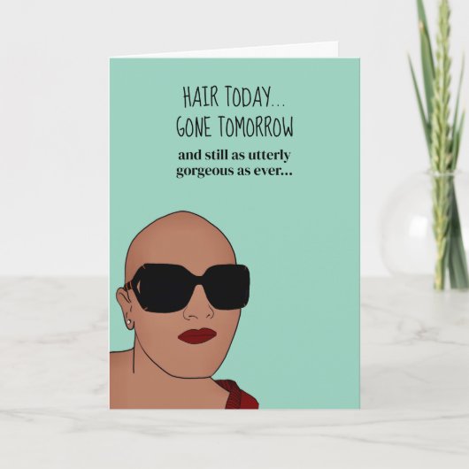 Haarausfall Karte (Vorderseite)