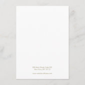 Haarbow-Haarbogenklammer Anpassbare Social Media Begleitkarte (Rückseite)