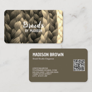 Haarbräder Custom QR Visitenkarte