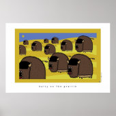 Haare auf der Prärie Poster (Vorne)