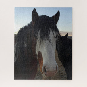 Haare im Augen-Puzzle Puzzle