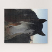 Haare im Augen-Puzzle Puzzle (Horizontal)