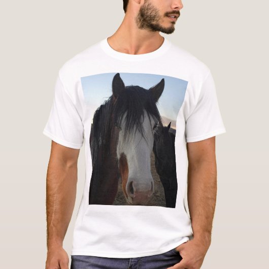 Haare im Augen T-Shirt (Vorderseite)
