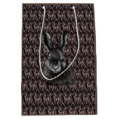 Haare, Kaninchen, ein in einem mittelgroßen Gesche Mittlere Geschenktüte (Vorderseite)