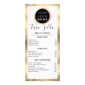 Haare Makeup Nägel Manicure Pediküre Wellness Werbekarte (Vorne)