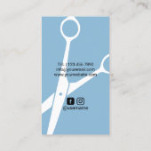 Haare Rodelbahn mit Aussicht Visitenkarte (Rückseite)