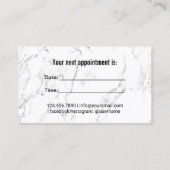 Haare Sterne Modernes Schwarzes & Gold Termin (Rückseite)