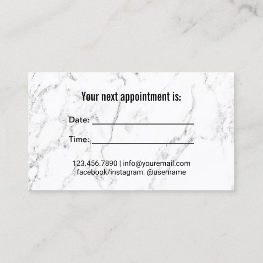 Haare Sterne Modernes Schwarzes & Gold Termin (Rückseite)