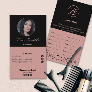 Haare Sterne Schwarz & Toskana Termine & Termine Treuekarte