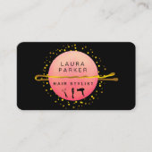 Haare Stylist Makeup Artist Bobby Buttone Salon Pi Visitenkarte (Vorderseite)