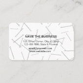 Haare Stylist Makeup Artist Bobby Buttone Salon Pi Visitenkarte (Rückseite)