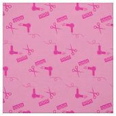 Haare Stylist Schere Haar schneiden Niedlich Stoff (Muster)