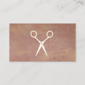 Haare Stylist Silver Scissors Ernennung Terminkarte (Vorderseite)