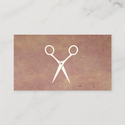 Haare Stylist Silver Scissors Ernennung Terminkarte (Vorderseite)