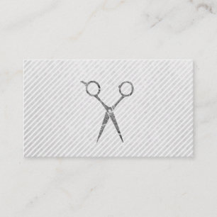 Haare Stylist Silver Scissors Ernennung Terminkarte