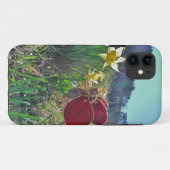 Haare und gelbe Blumen Case-Mate iPhone Hülle (Rückseite (Horizontal))