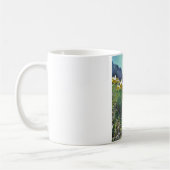 Haare und gelbe Blumen Kaffeetasse (Links)