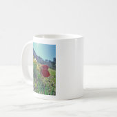 Haare und gelbe Blumen Kaffeetasse (Vorderseite Links)