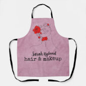 Haare und Make-up Schürze (Vorderseite)