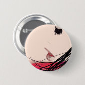 Haare und Makeup Lady Button (Vorne & Hinten)