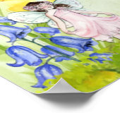 Haare und Schmetterlinge Poster (Ecke)