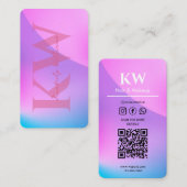 Haare und Schminke nach Maß Visitenkarte (Vorne/Hinten)