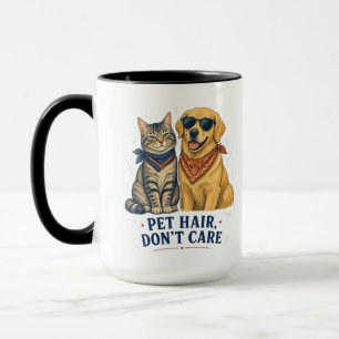 Haare von Haustieren? Egal Tasse