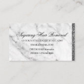 Haarentfernung Visitenkarte (Rückseite)