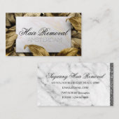 Haarentfernung Visitenkarte (Vorne/Hinten)