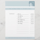 Haarentwürfe 1 - Flyer, Preise Flyer (Hinten)