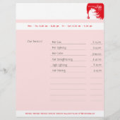 Haarentwürfe 1 - Flyer, Preise Flyer (Hinten)