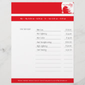 Haarentwürfe 1 - Flyer, Preise Flyer (Hinten)