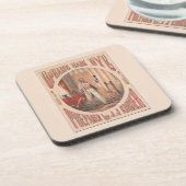 Haarfärbemittel, Circa 1864 Getränkeuntersetzer (Linke Seite)