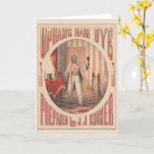 Haarfärbemittel, Circa 1864 Karte (Gelbe Blume)