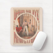 Haarfärbemittel, Circa 1864 Mousepad (Mit Mouse)
