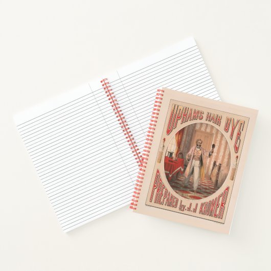 Haarfärbemittel, Circa 1864 Notizblock (Innenseite)