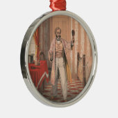 Haarfärbemittel, Circa 1864 Ornament Aus Metall (Rechts)