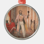 Haarfärbemittel, Circa 1864 Ornament Aus Metall (Vorne)