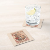 Haarfärbemittel, Circa 1864 Rechteckiger Pappuntersetzer (Vor Ort)