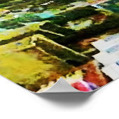 Haarfärbung Poster (Ecke)