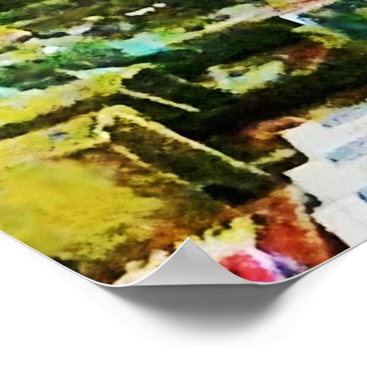 Haarfärbung Poster (Ecke)