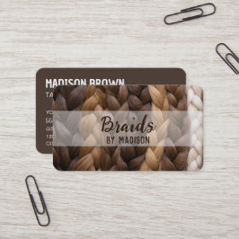 Haarflechten Visitenkarte