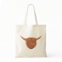 Haarige Hochland-Kuh-Taschen-Tasche
